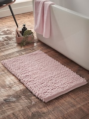 Bianca Pink Aspen Bobble Bath Mat - Image 1 of 3