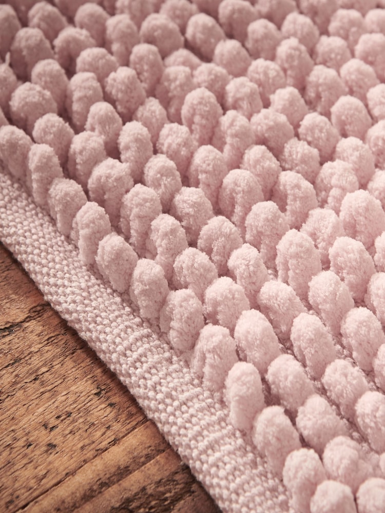 Bianca Pink Aspen Bobble Bath Mat - Image 2 of 3