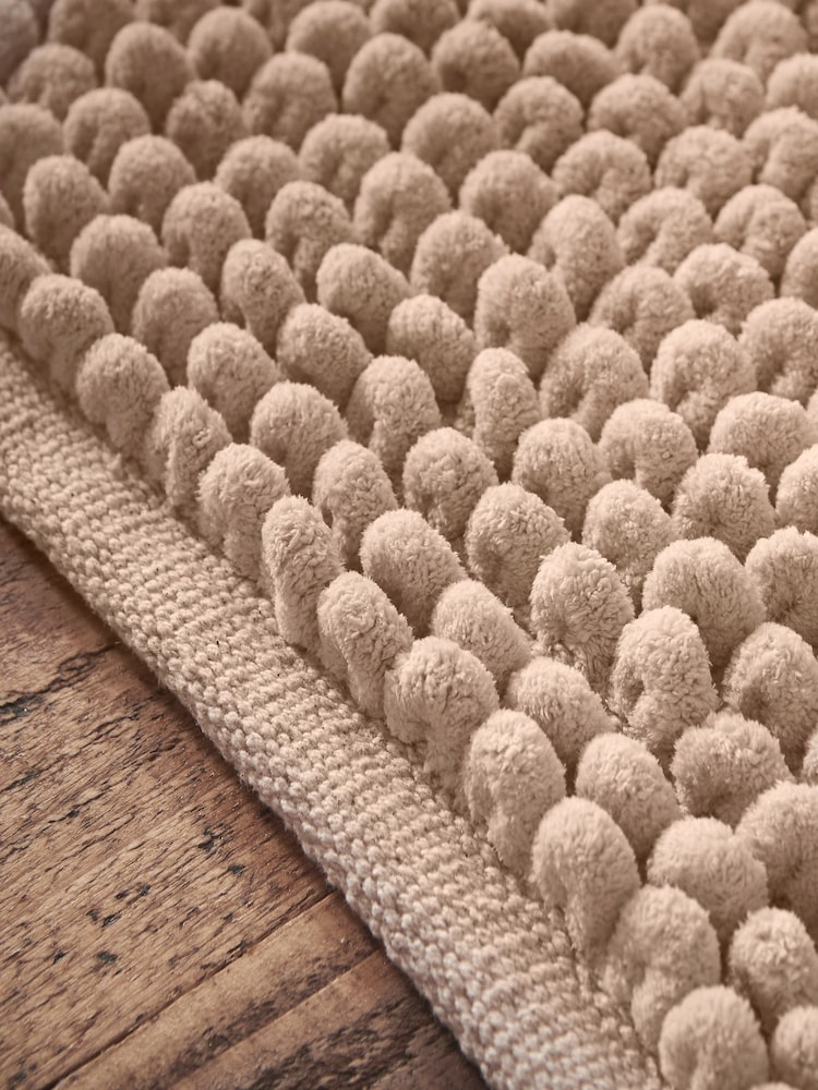 Bianca Natural Aspen Bobble Bath Mat - Image 2 of 3