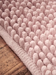 Bianca Pink Aspen Bobble Long Bath Mat Runner - Image 2 of 3