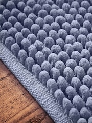 Bianca Blue Aspen Bobble Bath Mat - Image 2 of 3
