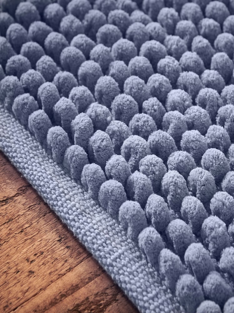 Bianca Blue Aspen Bobble Bath Mat - Image 2 of 3