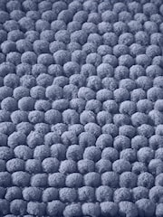 Bianca Blue Aspen Bobble Bath Mat - Image 3 of 3
