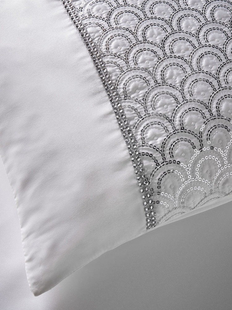 Catherine Lansfield Пайетки Deco Glamour пододеяльник Set - Изображение 4 из 4