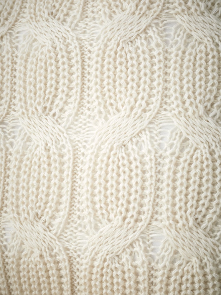 Catherine Lansfield Cream Chunky Marl Knit Cosy Cushion - Image 2 of 5