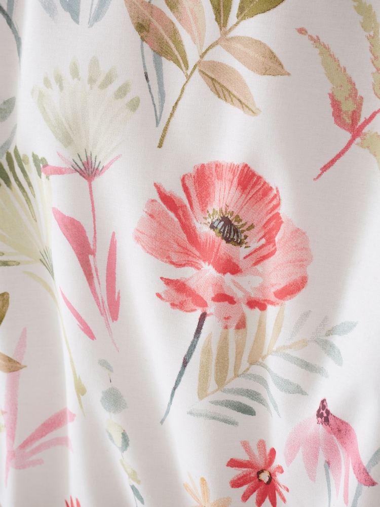 Catherine Lansfield Natural Ella Poppy Floral Reversible Duvet Cover Set - Image 5 of 5