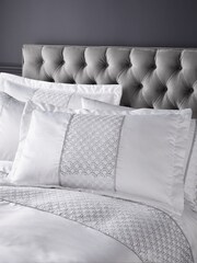 Catherine Lansfield Deco bleščice; z bleščicami Glamour Quilted Pillowsham Pair - Slika 1 iz 2
