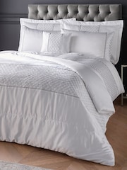 Catherine Lansfield Deco bleščice; z bleščicami Glamour Quilted Pillowsham Pair - Slika 2 iz 2