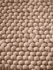 Bianca Natural Aspen Bobble Long Bath Mat Runner - Image 3 of 3