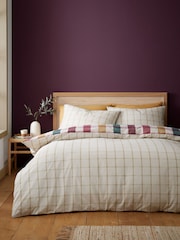 Catherine Lansfield Gingham Check Reverzibilna duvet pokrov set - Slika 2 iz 4