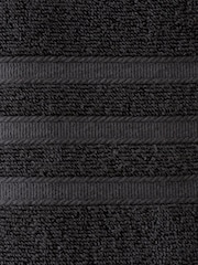 Catherine Lansfield 6 Piece Charcoal Grey Zero Twist 100% Cotton Towel Bale Set - Image 4 of 4