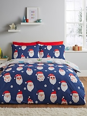 Catherine Lansfield Red Christmas Santa Spectacular Duvet Cover Set - Image 2 of 4