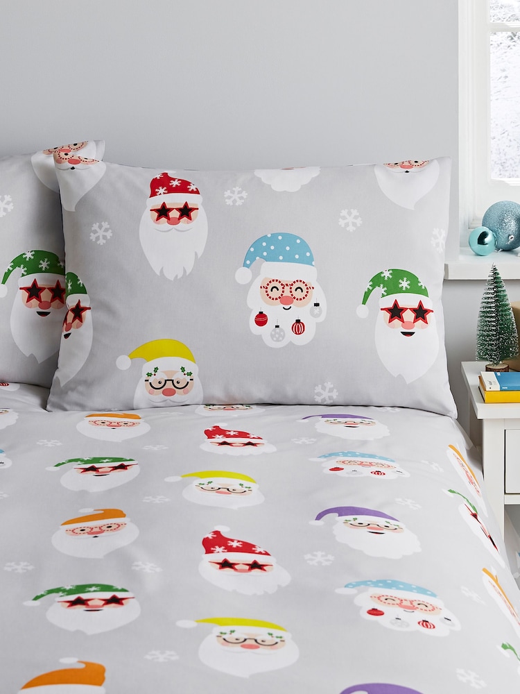 Catherine Lansfield Red Christmas Santa Spectacular Duvet Cover Set - Image 3 of 4