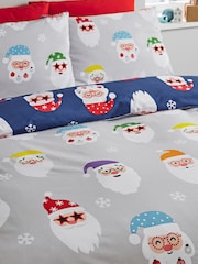 Catherine Lansfield Red Christmas Santa Spectacular Duvet Cover Set - Image 4 of 4