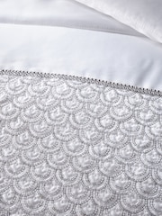 Catherine Lansfield Deco glamour doorgestikte beddensprei met pailletten - Image 2 of 2