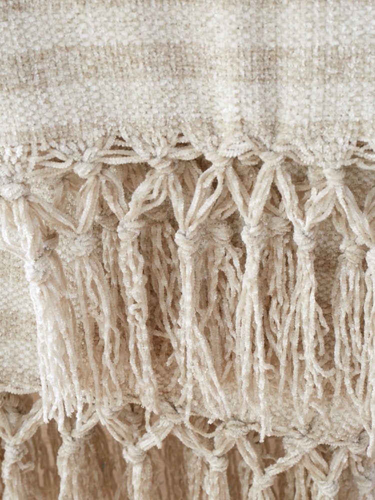 Catherine Lansfield Stab Stitch Throw - Image 4 of 4