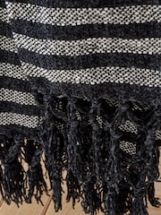 Catherine Lansfield Stab Stitch Throw - Imagem 4 de 4
