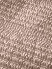 Catherine Lansfield Clay Lennon Stripe Duvet Cover Set - Image 3 of 3
