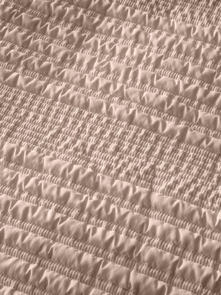 Catherine Lansfield Clay Lennon Stripe Duvet Cover Set - Image 3 of 3