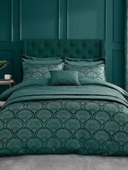 Par de fronhas acolchoadas com pérolas Art Déco Catherine Lansfield - Imagem 2 de 2