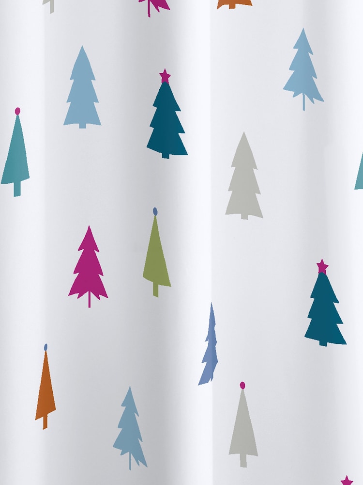 Catherine Lansfield Christmas Tree Shower Curtain - Imagem 3 de 3