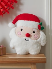 Almofada em formato de D Catherine Lansfield Papai Noel de Natal 3 - Imagem 1 de 2