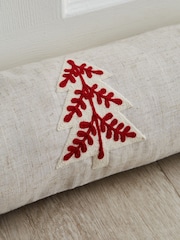 Catherine Lansfield Natural Tufted Christmas Tree Draught Excluder - Image 2 of 2