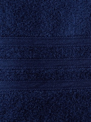 Catherine Lansfield 6 Piece Navy Blue Zero Twist 100% Cotton Towel Bale Set - Image 3 of 4