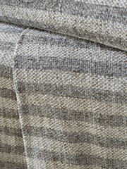Catherine Lansfield Grey Stab Stitch Throw - Image 3 of 4