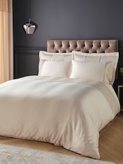 Catherine Lansfield Champagne Deco Sequin Glamour Duvet Cover Set - Image 1 of 4