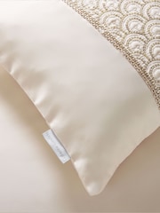 Catherine Lansfield Champagne Deco Sequin Glamour Duvet Cover Set - Image 4 of 4