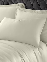 Catherine Lansfield Champagne Silky Soft Satin Duvet Cover and Pillowcase Set - Image 2 of 3