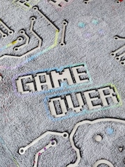 Catherine Lansfield флисовый постельный комплект со светящимся в темноте принтом game over - Изображение 5 из 5