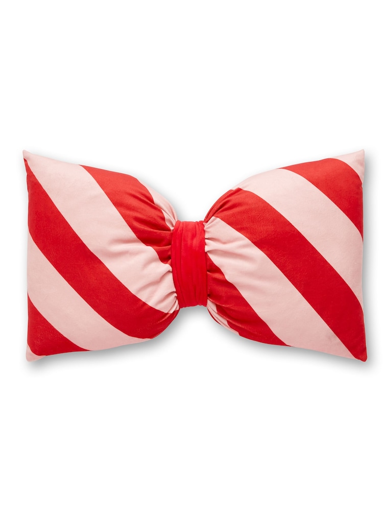 Sassy B Dotty Bows 3D Shaped Cushion - Image 2 of 2