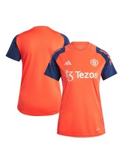 adidas Red Womens Manchester United Staff Training Jersey - Image 1 of 3
