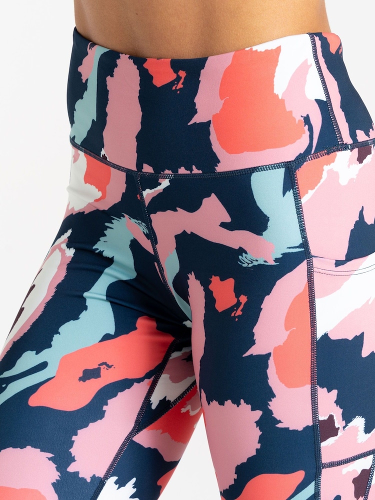 Dare 2b Womens Influential II 3/4 Black Leggings - Image 8 of 9