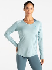 Dare 2b Womens Blue Discern Lightweight T-Shirt - Image 1 of 6