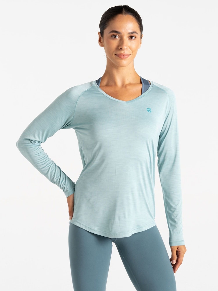 Dare 2b Womens Blue Discern Lightweight T-Shirt - Image 1 of 6