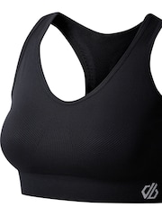 Negro - Sujetador deportivo para mujer React de Dare 2b - Imagen 9 de 9