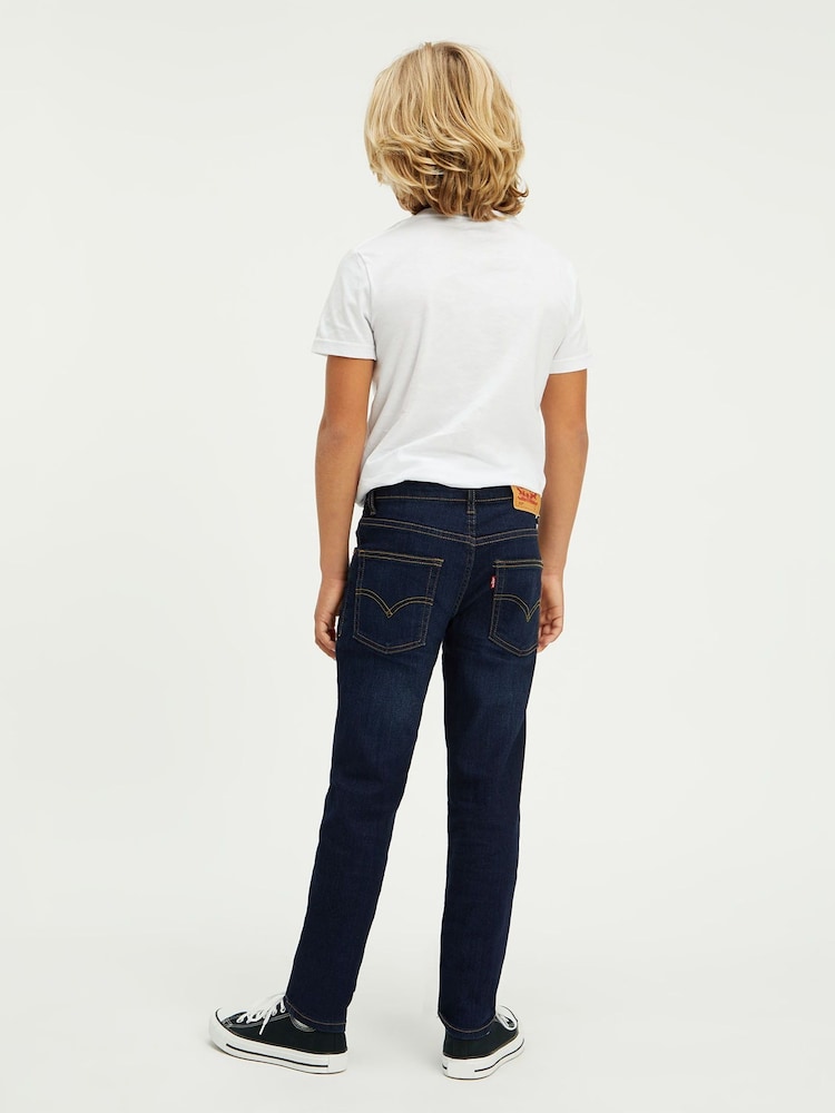 Levi's® Navy 512™ Slim Fit Tapered Jeans - Image 2 of 7