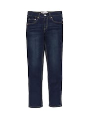Levi's® Navy 512™ Slim Fit Tapered Jeans - Image 3 of 7
