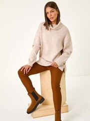 Roman Brown Fleece Lined Begaline Trousers - Image 4 of 5