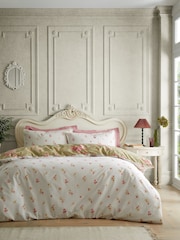 Bridgerton by Catherine Lansfield Green Penelope Floral Reversible Duvet Cover Set - Image 3 of 6