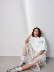 Blanco/azul - Offical Pepsi License Back Graphic Short Sleeve Crew Neck T-Shirt - Imagen 2 de 9