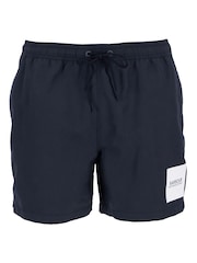 Barbour® International Block Print Black Swim Shorts - Image 5 of 5