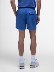 Barbour® International Block Print Black Swim Shorts - Image 2 of 5