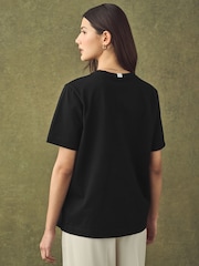 Noir motif graphique Cannes - T-shirt Manche courte Col ras du cou lourd - Image 5 de 11