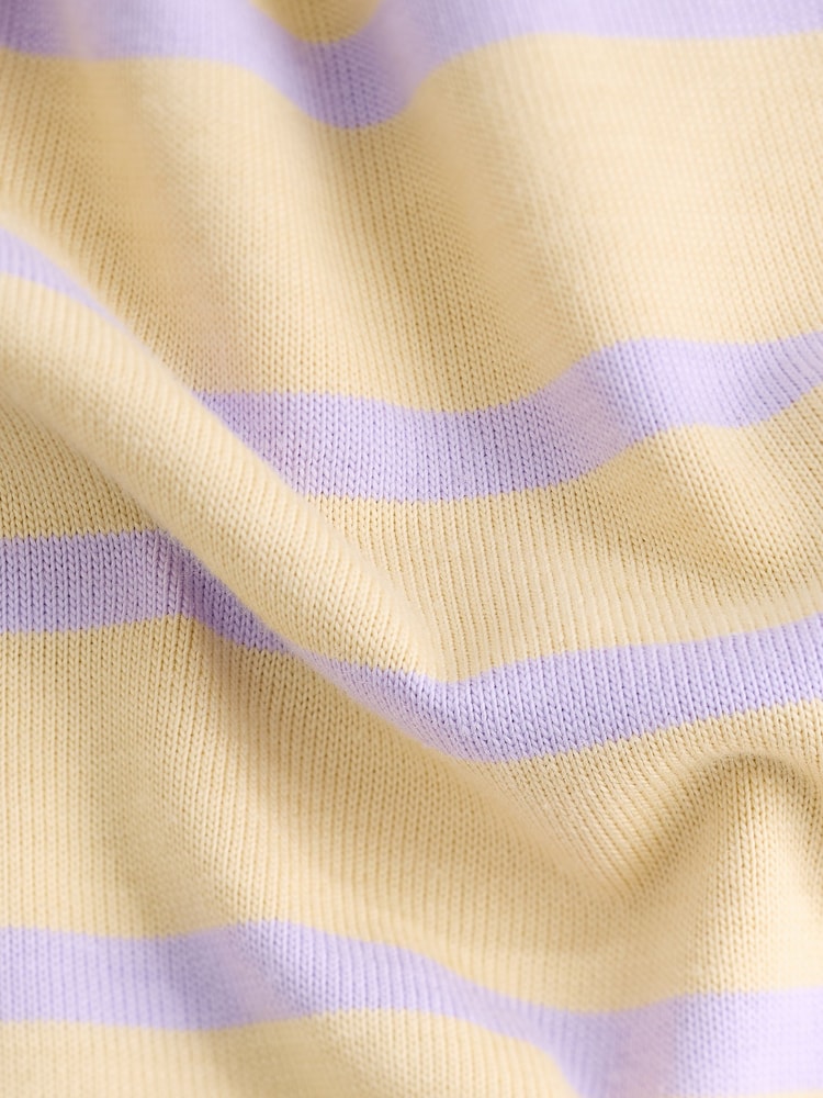 Lilac Purple Heavyweight Short Sleeve Shorter Length T-Shirt - Image 7 of 7