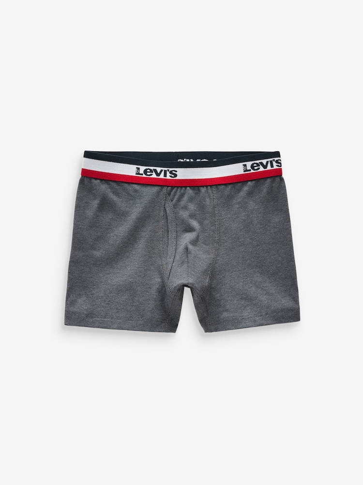 Levi's® Grey Black Boxers 2 Pack - Image 2 of 3 Levi's® Grey Black Boxers 2 Pack - Image 2 of 3