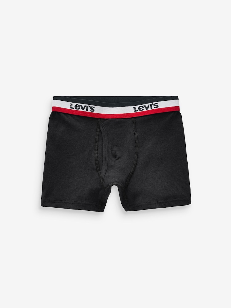 Levi's® Grey Black Boxers 2 Pack - Image 3 of 3